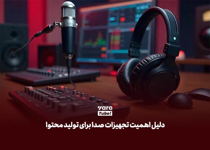 تجهیزات صدا برای تولید محتوا 