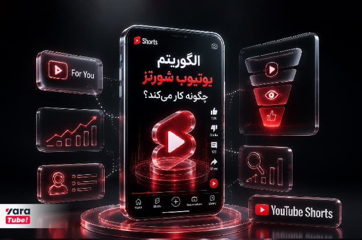 روش کار الگوریتم یوتیوب شورت در ۲۰۲۶ (راهنمای کامل و بهروز)