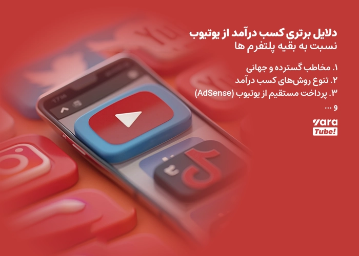 درآمد از یوتیوب چگونه است؟